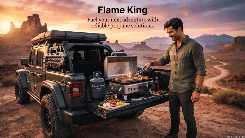 Flame King Coupon Code 2026: Save on Propane Tanks & Gear