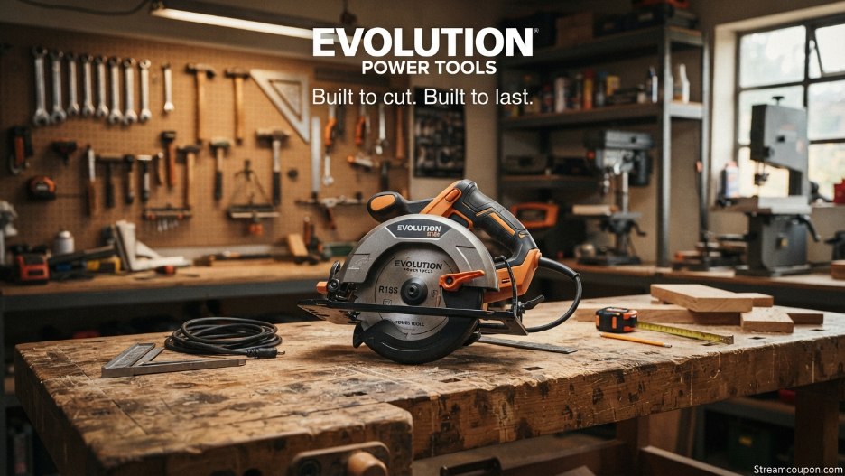 Evolution Power Tools Coupon Code: 15% Off Saws & Blades