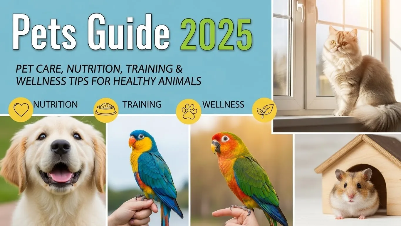 Pets Guide 2026 | Pet Care, Nutrition, Training & Wellness Tips for Healthy Animals