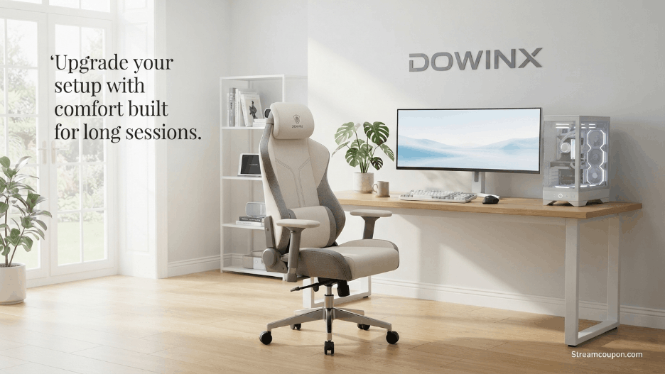 Dowinx Coupon Code 2026: Save 10% on Ergonomic Gaming Chairs
