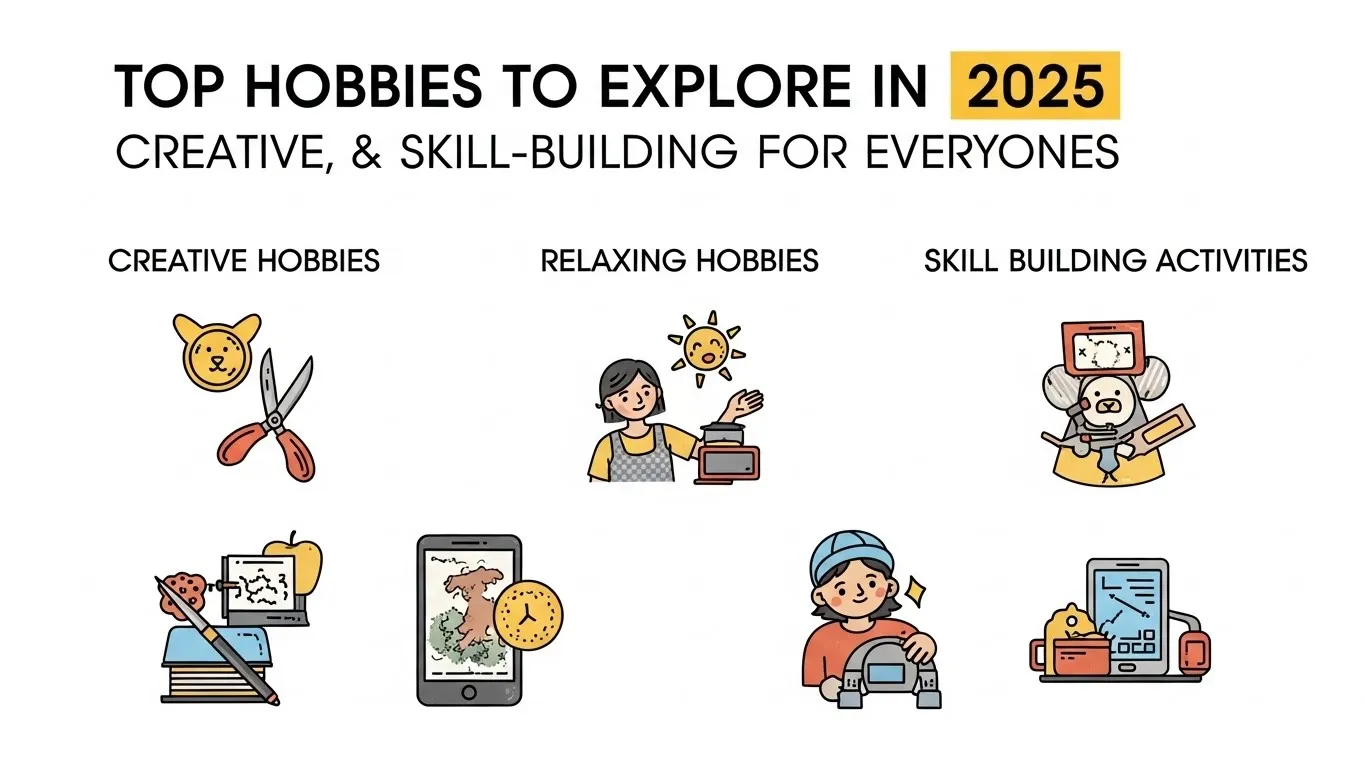 Best Hobbies to Try in 2026 or Creativity, Relaxation & Growth