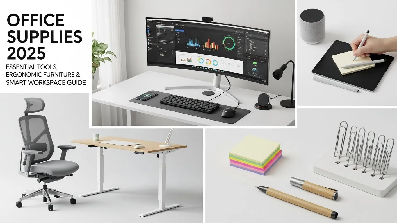 Office Supplies 2026: Tools, Ergonomic Furniture & Smart Workspace